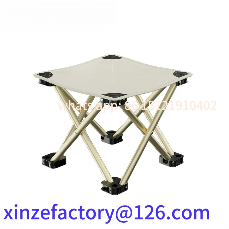 

Be suitable for Outdoor Portable Folding Stool Camping Collapsible Foot Stool Hiking Beach Travel