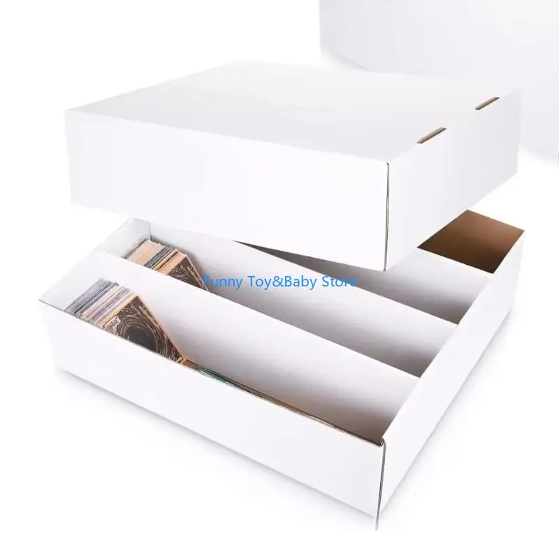 Easy Assembly Card Keeper Box for Game Cards Storage Paper Design Customizable Exterior Card Organization Holder C90B