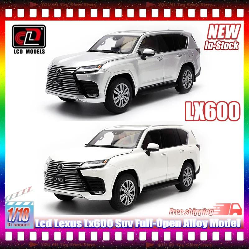 

Новинка в наличии 1:18 ЖК-дисплей Lexus Lx600 Suv, полностью открытый сплав, миниатюрная литая модель автомобиля, индивидуальная коллекция, детские игрушки, подарочные украшения