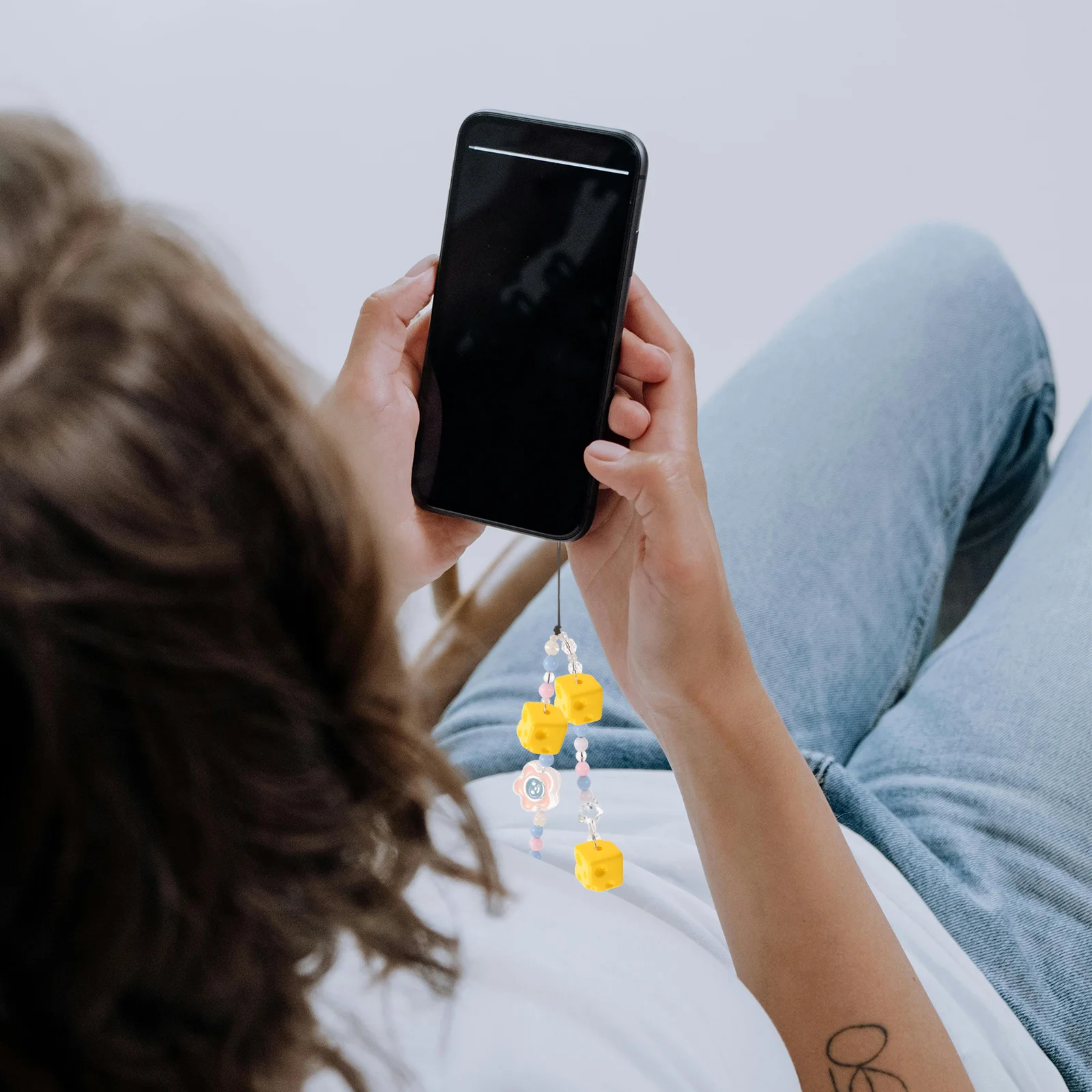 

50pcs Cute Cartoon Cheese Beads Miniature Food Charms For Diy Jewelry Making Phone Chain Keyring Bracelet Craft Party Decoration