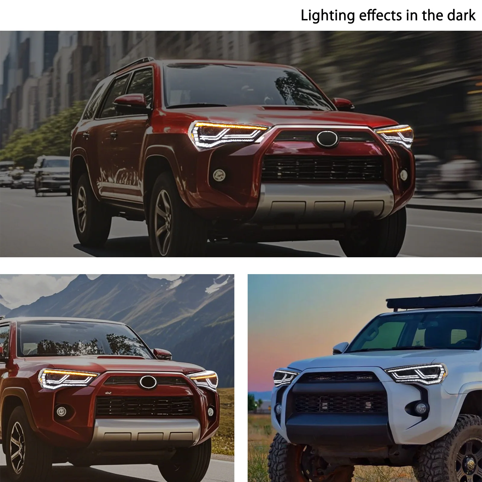 

DK Motion LED Headlights 2010-2023 For Toyota 4runner 4 Runner Headlamps Assembly