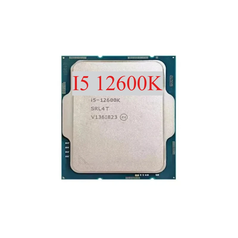 1pcs/5pcs/10pcs Perfect test I5 12600K Desktop  Chip CPU LGA1700 ten cores 3.7GHz 125W L3 cache 20MB processor