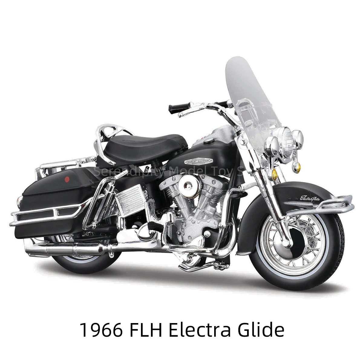 Maisto 1:18 Harley-Davidson 1966 FLH Electra Glide Die Cast коллекционные хобби модель мотоцикла, игрушки