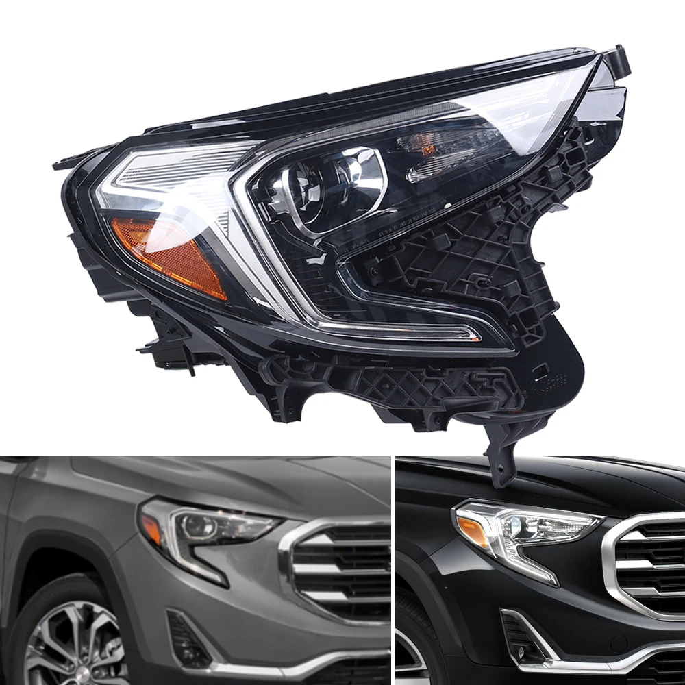 

HID Headlight Assembly+Ballast Module Control Front Right for 2018 2019 2021 GMC Terrain Xenon Direct Replacement Car Accessory