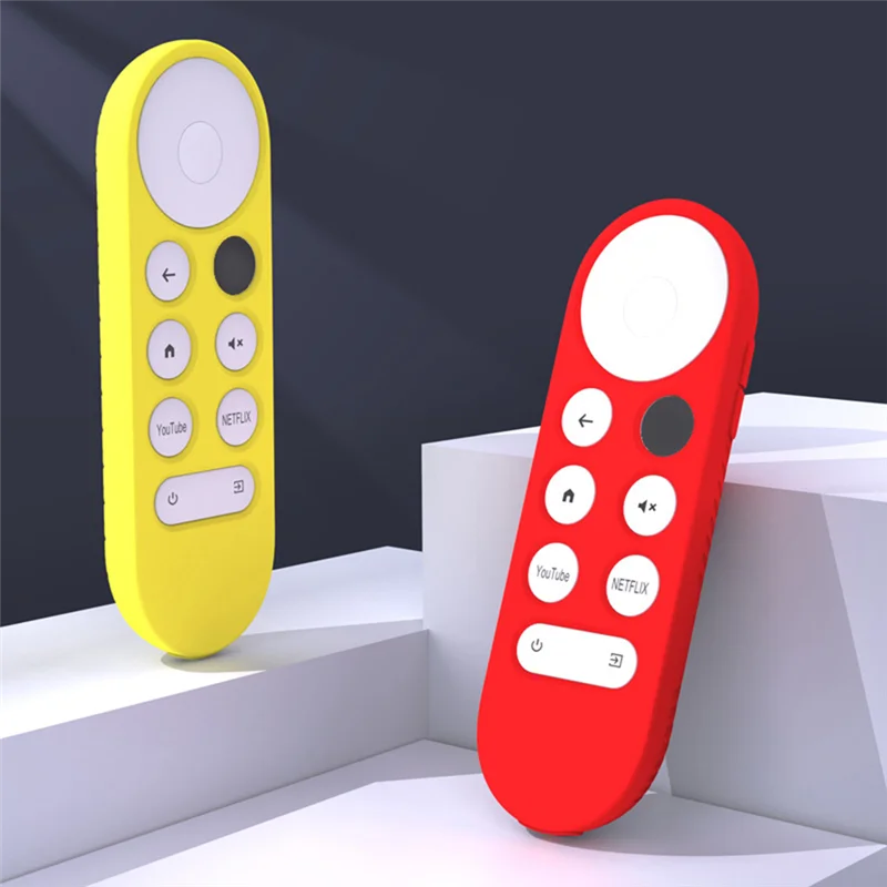 Soft Silicone Case For Google Chromecast Remote Control Protective Cover Shell For Google TV 2020 Voice Remote Control-A45M view 2