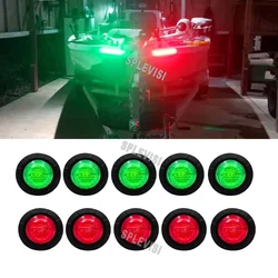 Luces LED impermeables para barco marino, luces interiores de utilidad, cubierta de navegación, luces de cortesía de 12V para yate, Pontón, velero, Kayak, 10 paquetes