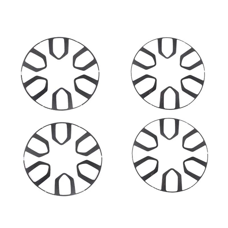 

ABOK-Wheel Hub Trim Car Wheel Hub Trim Wheel Hub Tire Rim Decoration Cover For Ford Maverick 2022 2023 Accessories Soft Carbon F