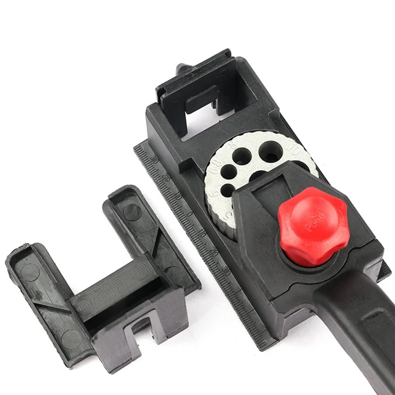 AEE6-Pocket Hole Fixture Kit 10-Hole Woodworking Punch Locator Limit Is Suitable For Most Pin Drilling Operations.