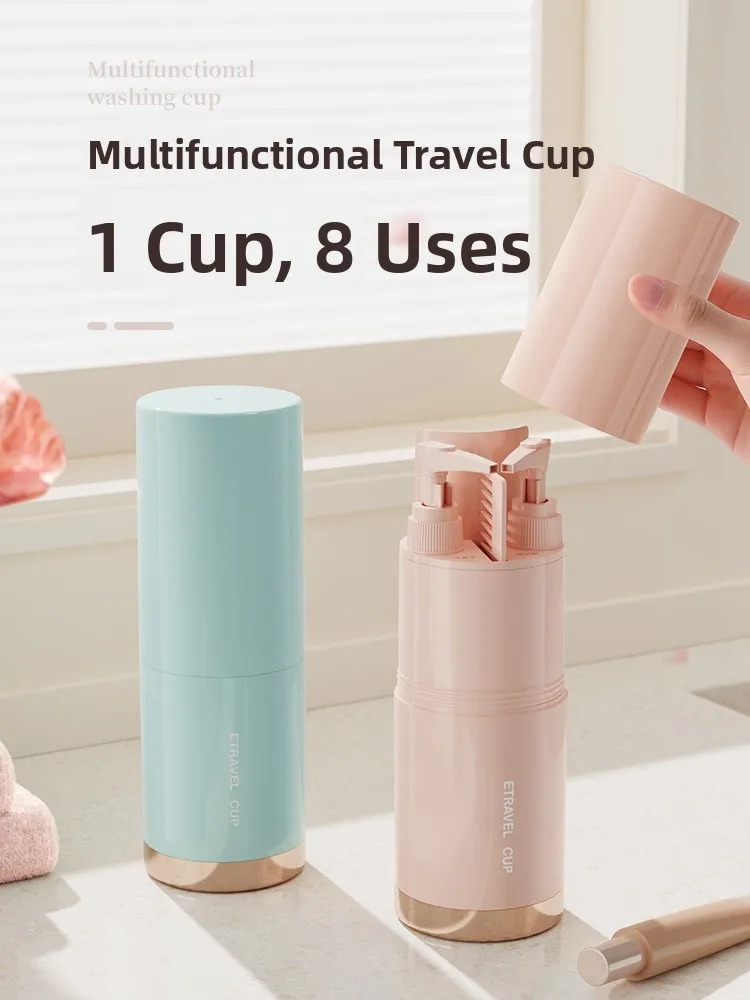 

Портативный дорожный набор: стакан для зубной щетки и пасты, держатель для зубной пасты, инструмент для гигиены полости рта, пластик, скандинавский стиль, HAYAN A04-5