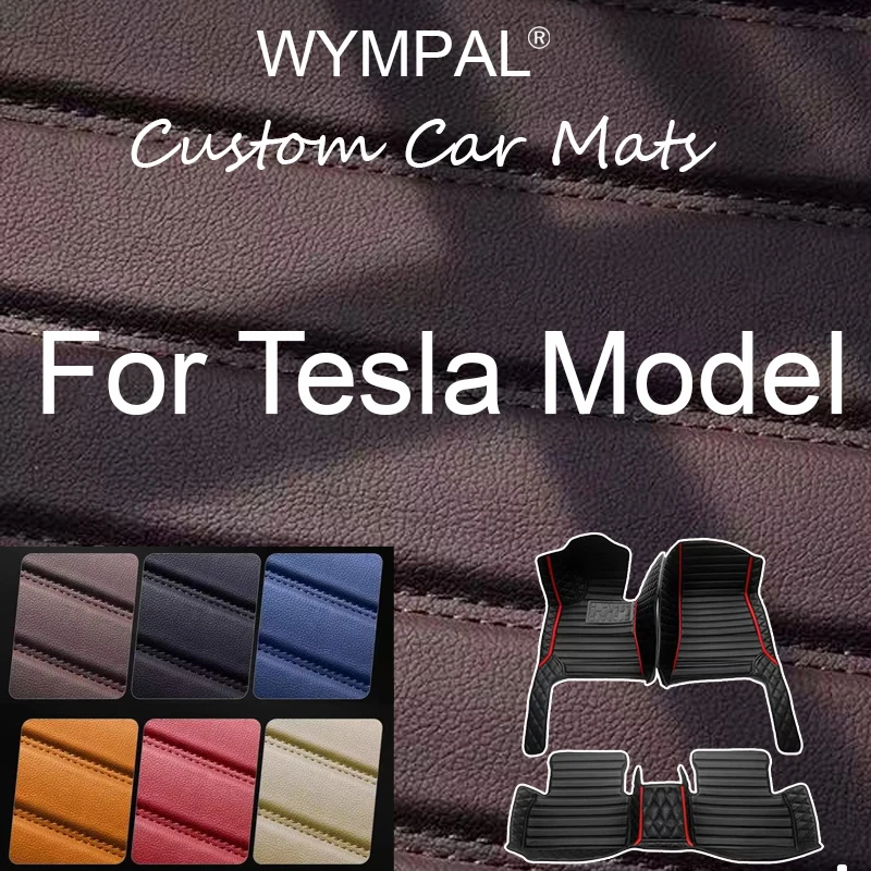 

Роскошные автомобильные коврики для Tesla Model X 2016 ~ 2022 г., 6-местный второй ряд, без поручней, защита от грязи, внутренние детали, автомобильные аксессуары