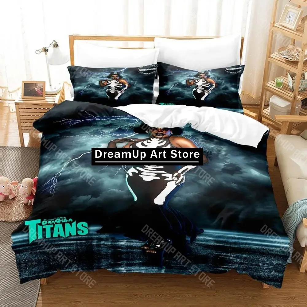 3D Printed Boulet Brothers' Dragula: Titans Bedding Set for Boys Girls Duvet Cover Twin Queen King Full Single Double Sizes