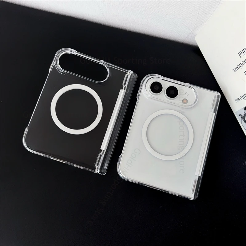 Ultra Thin Transparent Magnetic For Magsafe Wireless Charge Case For iPhone 18 Ultra For Magsafe Shockproof PC Protection Cover