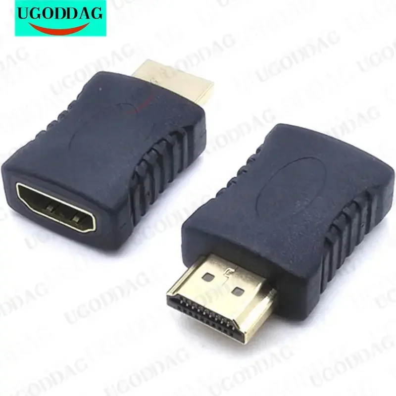 HDMI-Compatible HDTV to Mini HDTV Female Adapter Lateral Male to Female L-type 90 Degrees Male to Male For TV Converter