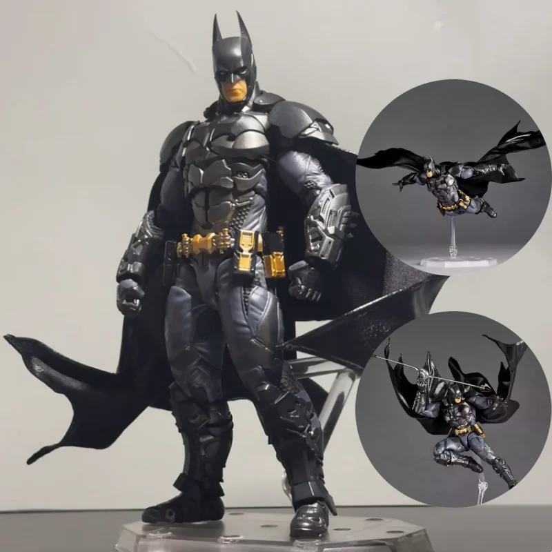 

Factory Kaiyodo Amazing Yamaguchi Revoltech Batman Arkham Knight Ver. Anime Action Figures Collection Ko Figure Model Custom Toy