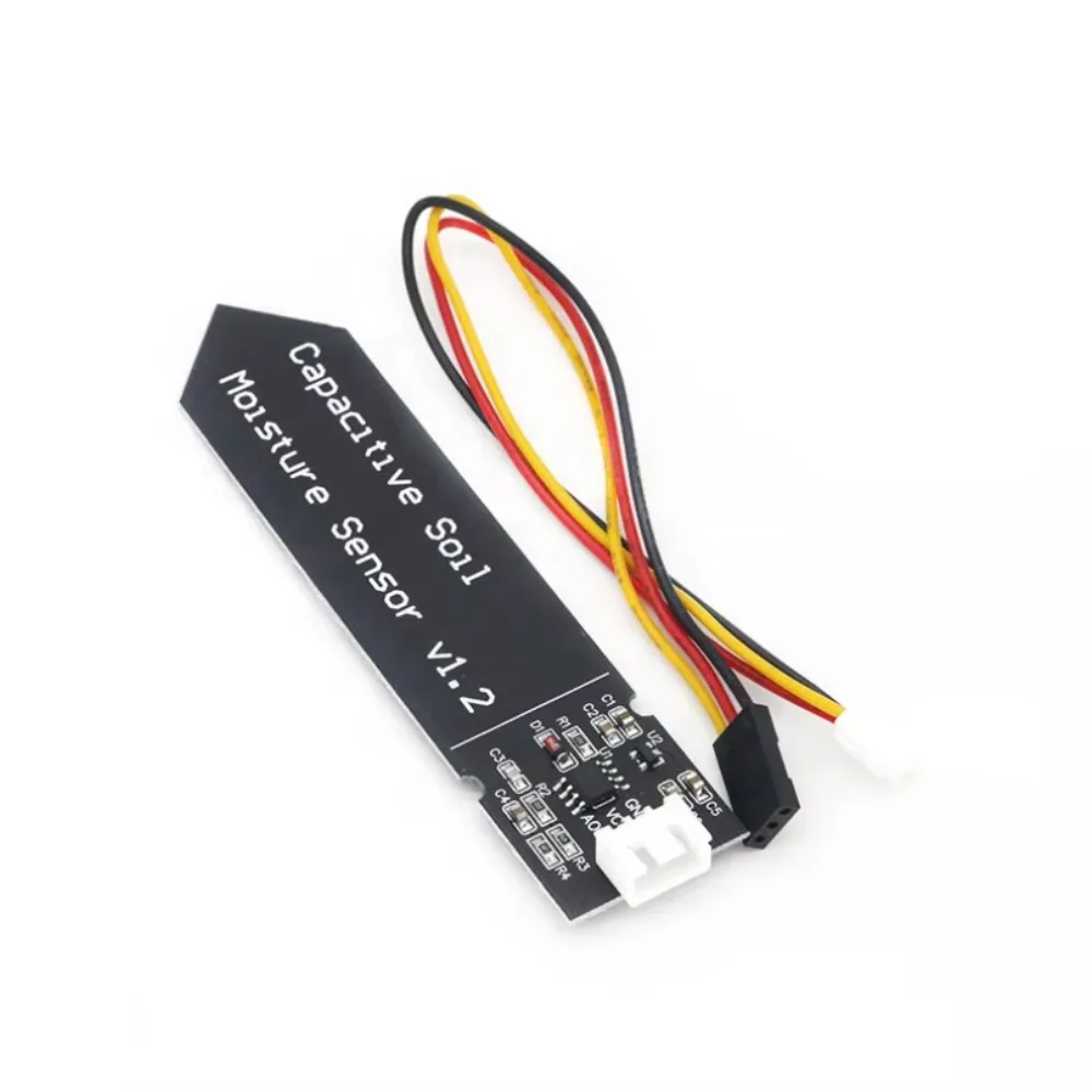 10 sensores capacitivos de umidade do solo, não facilmente corrodada, linha de transmissão de trabalho de ampla tensão