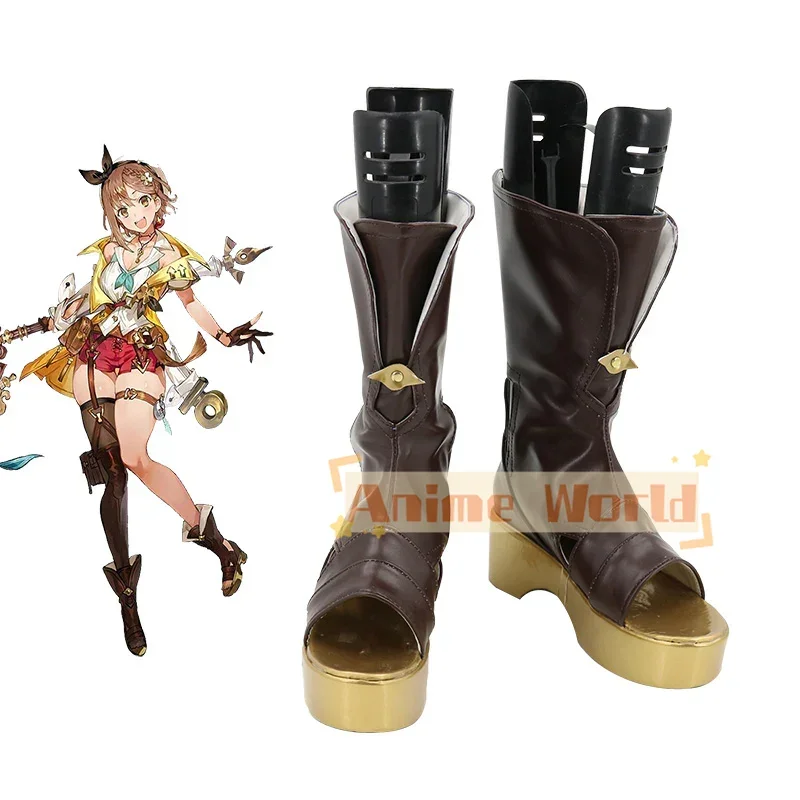 Atelier Ryza 2: Lost Legends & The Secret Fairy: Ryza Reisalin Stout Cosplay Shoes Custom Size Halloween Carnival Christmas