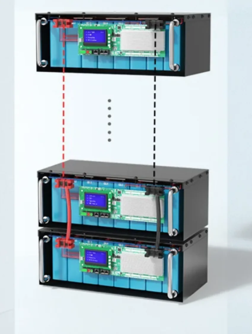 ZTEKBRI-Stockage d'énergie domestique, batterie Lifepo4, BMS intelligent avec écran LCD, WIFI, stock UE pour 16S, 100A, 150A, 200A