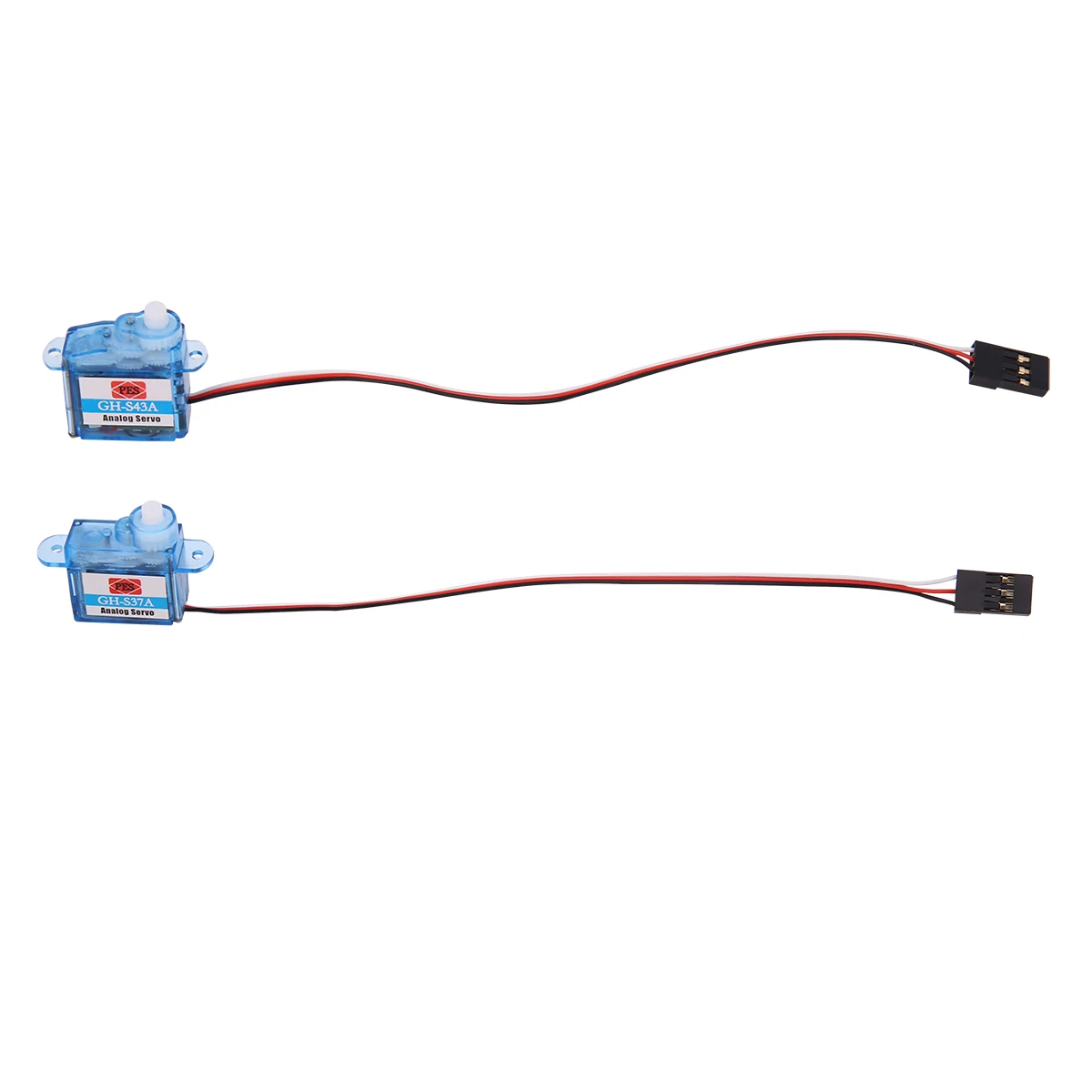 Mini GH 3.7g/4.3g mikro analogowe serwo GH-S37A GH-S43A dla RC samolot sterowanie helikopterem aeromodelarstwo samolot kierunek lotu