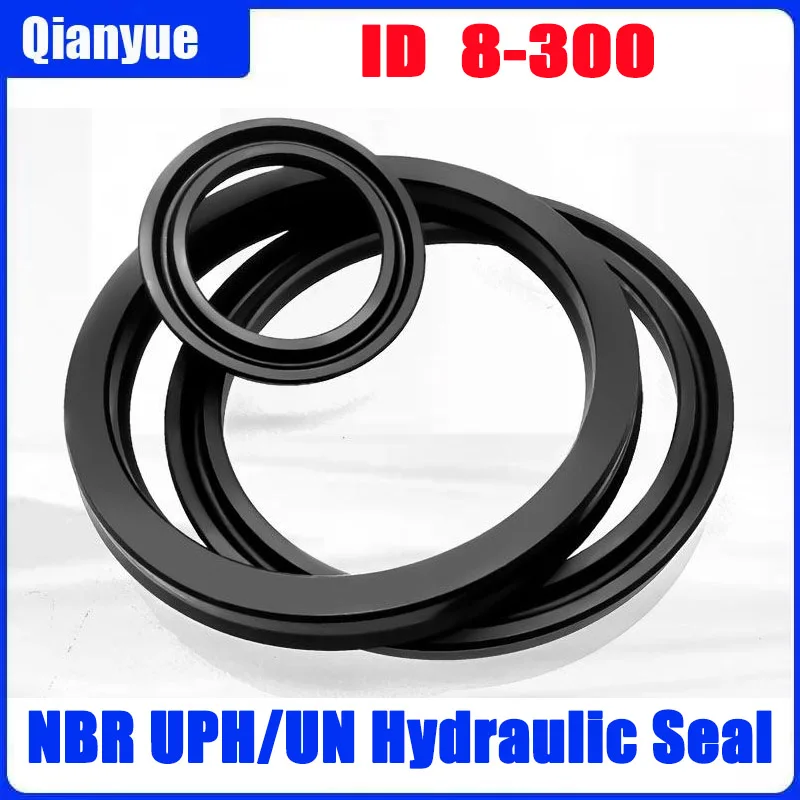 NBR UPH/UN Hydraulikdichtung ID 8-300mm - Öl- und verschleißbeständig, Bohrung/Stange universell für Ölzylinder (Nitrilkautschuk, OEM-Qualität) – Detail 1