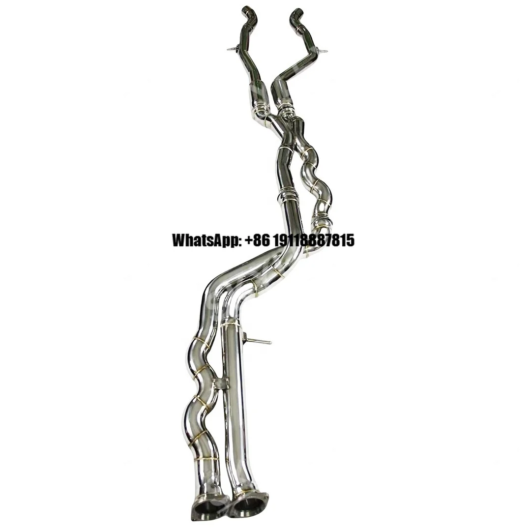Exhaust Pipe Car Exhaust System 304 Stainless Steel Equal Length Mid Pipe 2014-2019 3.0t 1 Set for Bmw M3/m4 F80 F82 F83 S55