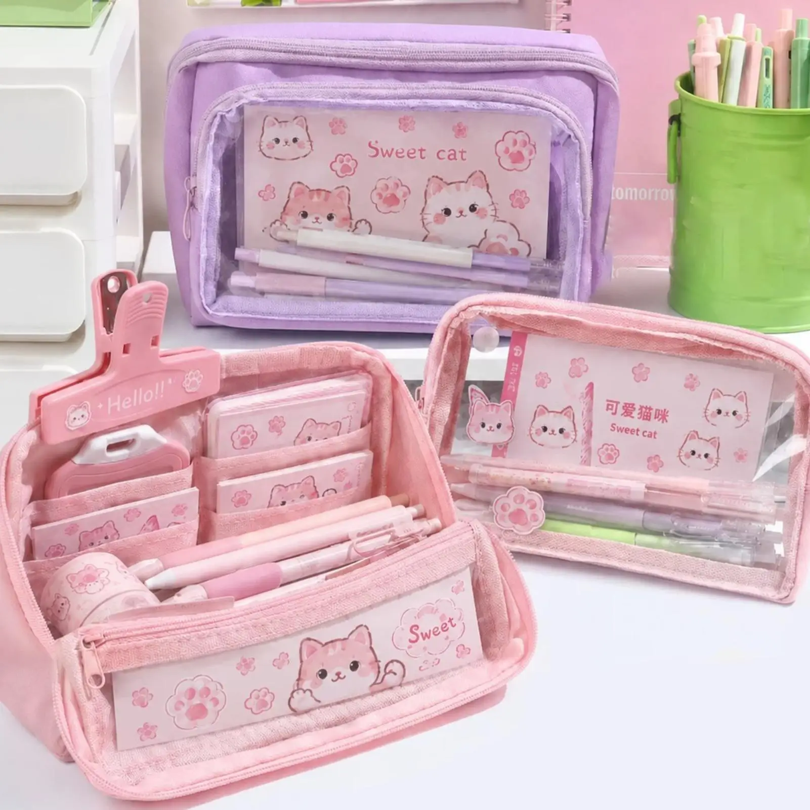 astuccio-con-accessori-design-estetico-con-gatto-carino-grande-capacita-set-di-astucci-per-bambini-per-appunti-in-classe-studio-quotidiano-e-lezioni-di-arte