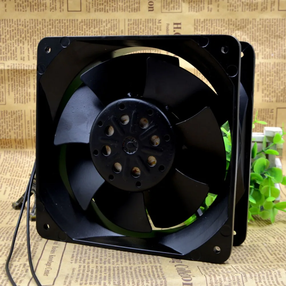 160x160x55mm UT626DG-TP AC230V Full Metal Industrial High Temp Cooling Fan