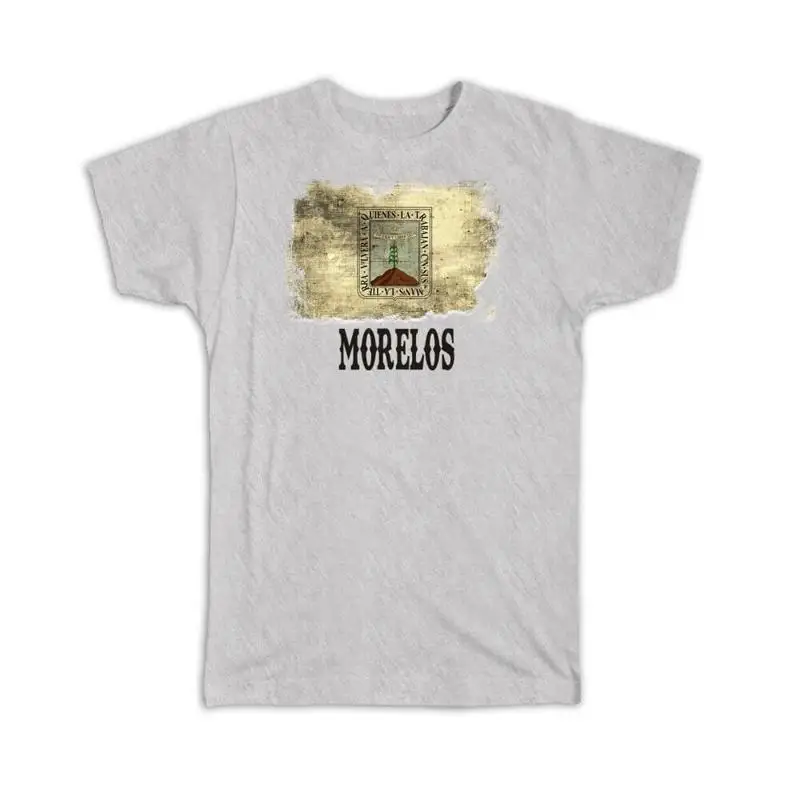 Morelos Mexico Distressed Flag Vintage Mexican Expat Country T shirt