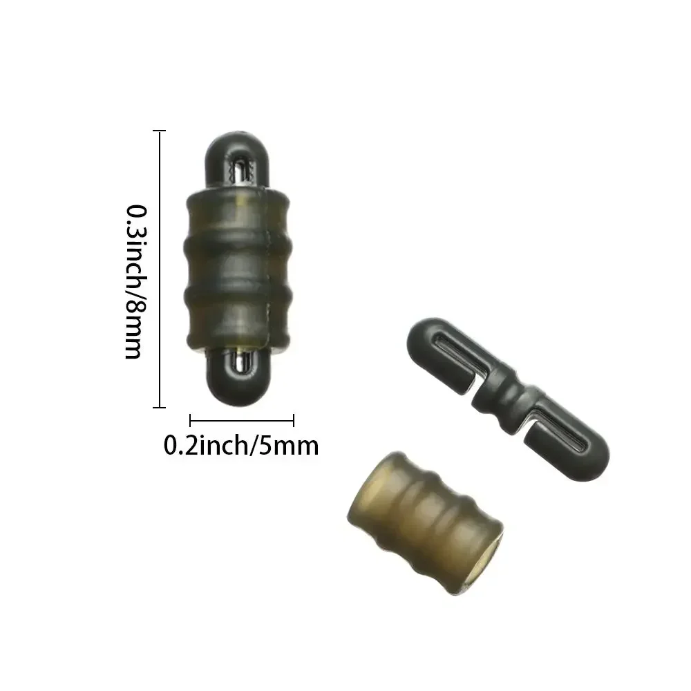 10 stücke Karpfen Angeln Quick-Release Stecker Anti-tangle Köder Käfig Rig Clip Schwere Casting Alarm Perle Deutsch feeder Angeln Werkzeug – Detail 2