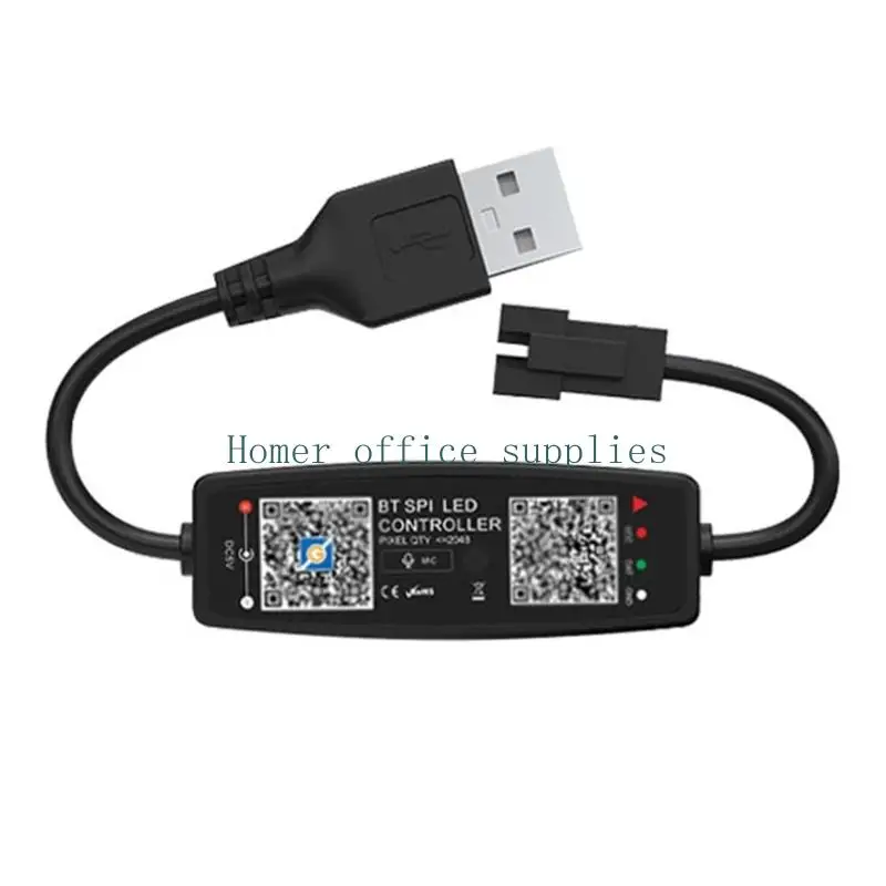 K43B Portable LED Light Controller With Presets Mode USB / DC12-24V Power LED Strips Controller For Decoration