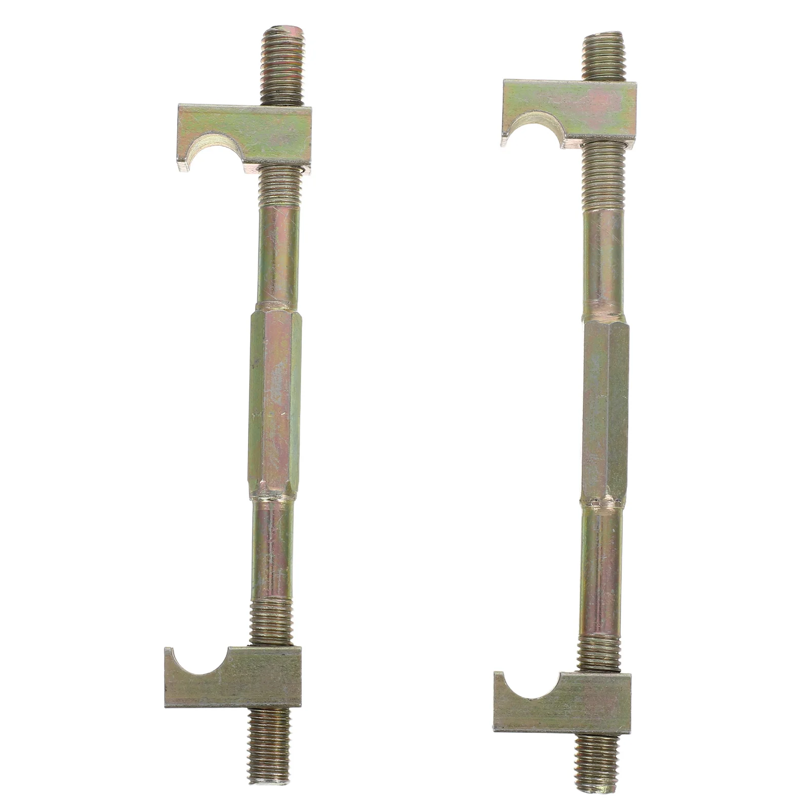 

2pcs Car Shock Tool Heavy Duty Coil Compression For Auto Suspension Repair Durable Metal Build Golden Spring Compressor