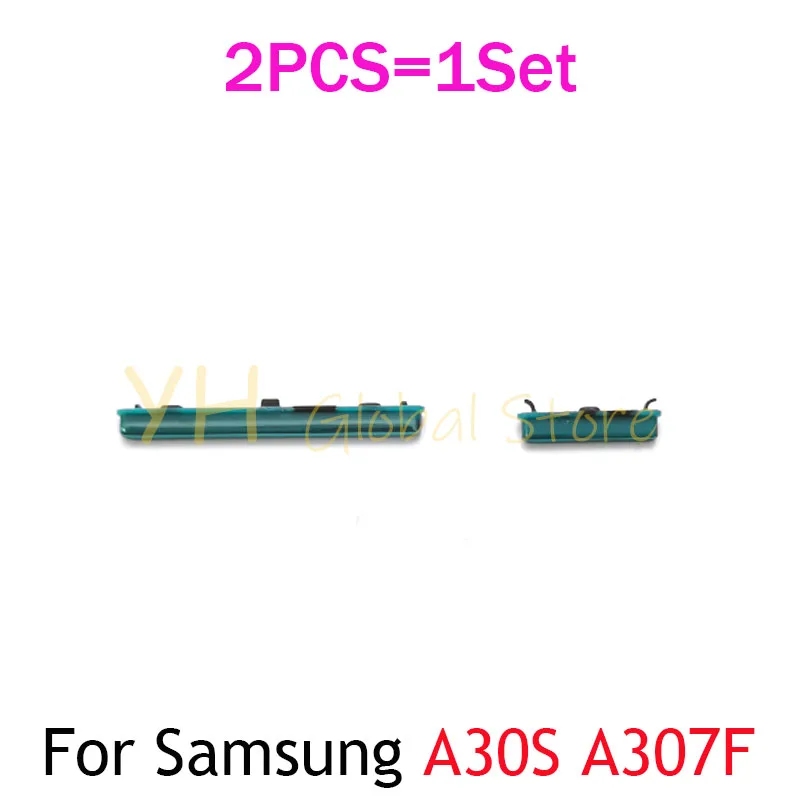 1Set For Samsung Galaxy A30S A307F / A50S A507F Power Button ON OFF Volume Up Down Side Button Key Repair Parts