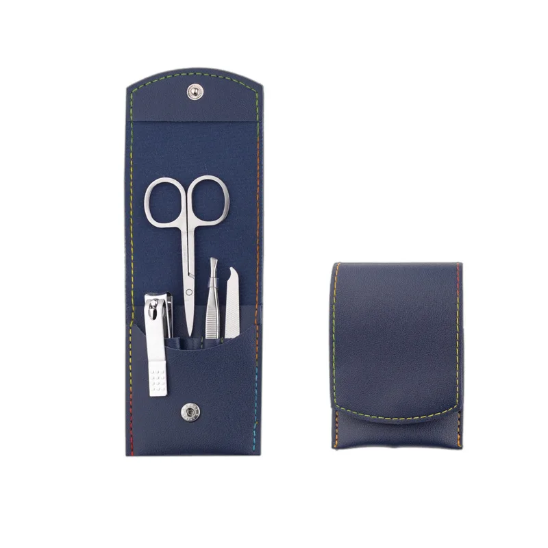 Set di pinze di bellezza per tagliaunghie da 4 pezzi per manicure e pedicure, forbici per unghie, regalo per la cura delle unghie dei piedi.