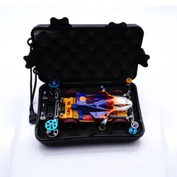 MINI 4WD car box use for tamiya car light convenience and well protection the car with sponge very good
