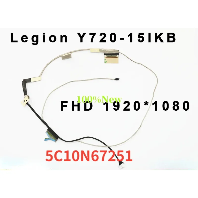 New Laptop FHD 1920*1080 LCD cable for for Lenovo y720 Y720-15 Y720-15IKB df510 EDP cable F N dc02001wv10 5c10n67251