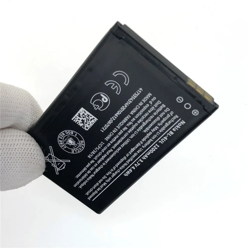 BL-4UL BL 4UL 3.7V Lithium Polymère Téléphone Batterie Pour Va3310 2017 TA1030 Lumia 225 330 RM-1172 RM-1011 RM-1126 1200mAh Batterie