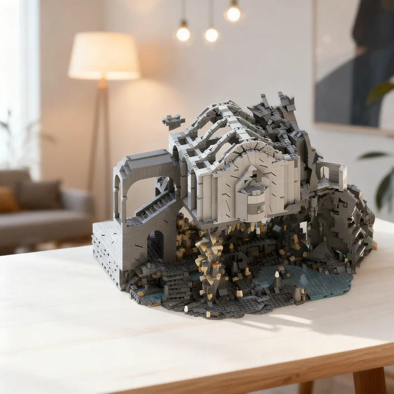 

4176 деталей MOC Helm S Deep: Ультимативный модифицированный конструктор по мотивам «Властелина колец» и «Хоббита», креативный подарок, DIY-набор для декора, премиум-класс для взрослых