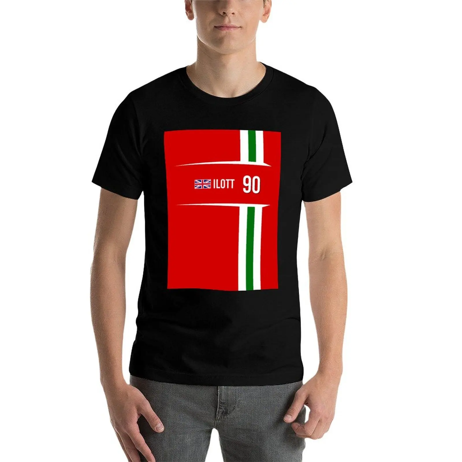 

IndyCar 2025 - #90 Ilott T-Shirt t shirt for man cotton t shirts high quality T-Shirt