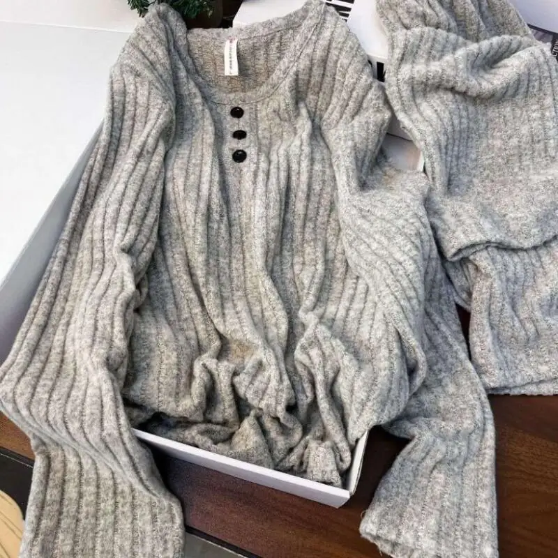 

Горячие длинные рукава и длинные брюки Одежда для отдыха Осень и зима Новая модель Симпатичные минималистичные пижамы Модный комплект одежды для дома Dopamine