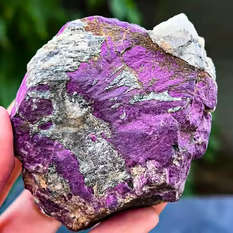 Rare Natural Purple pyrite raw stone Iron-manganese intercalated mineralsrock Mineral Witchcraft Energy Specimen Purple Crystal