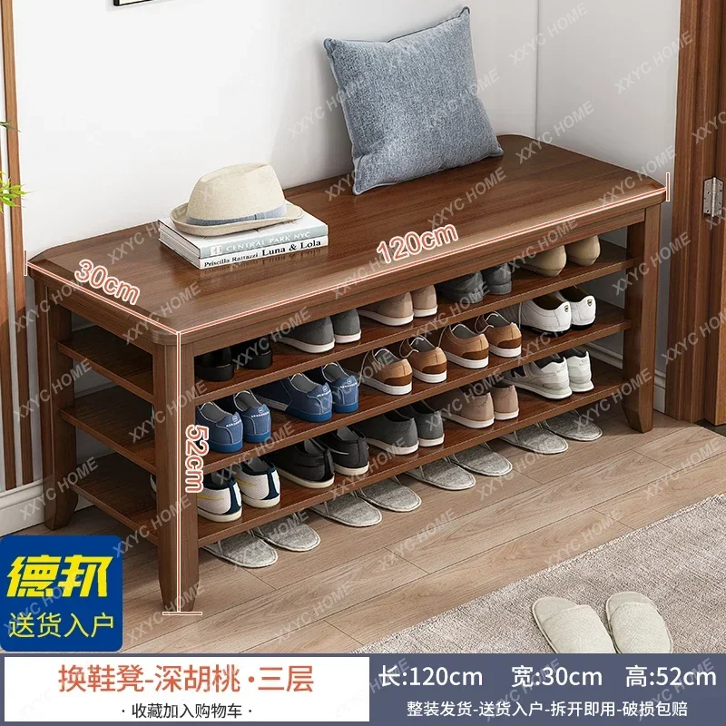 

L Slippers Shoe Shelf Dryer Strider Hallway Stackable Vertical With Seat Shoe Cabinet Wooden Gabinete Salon Furniture Home