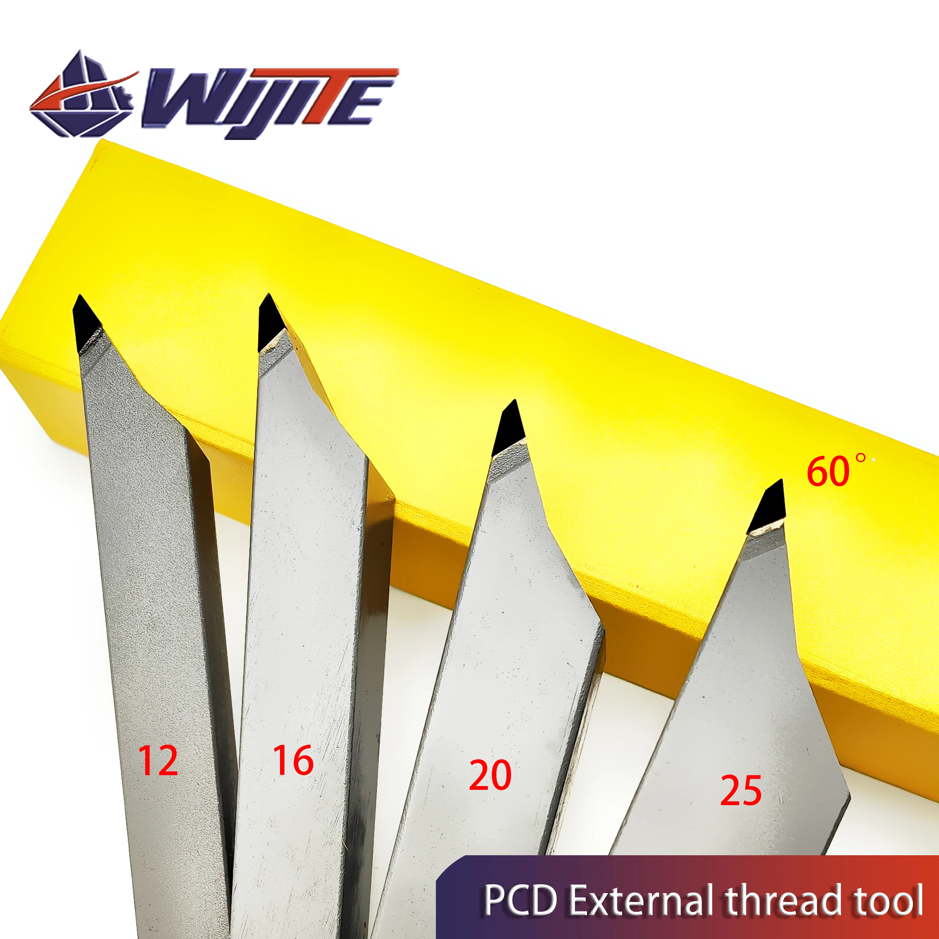 PCD external thread turning tool bar  high hardness diamond tool for copper and aluminum and other non-ferrous metals