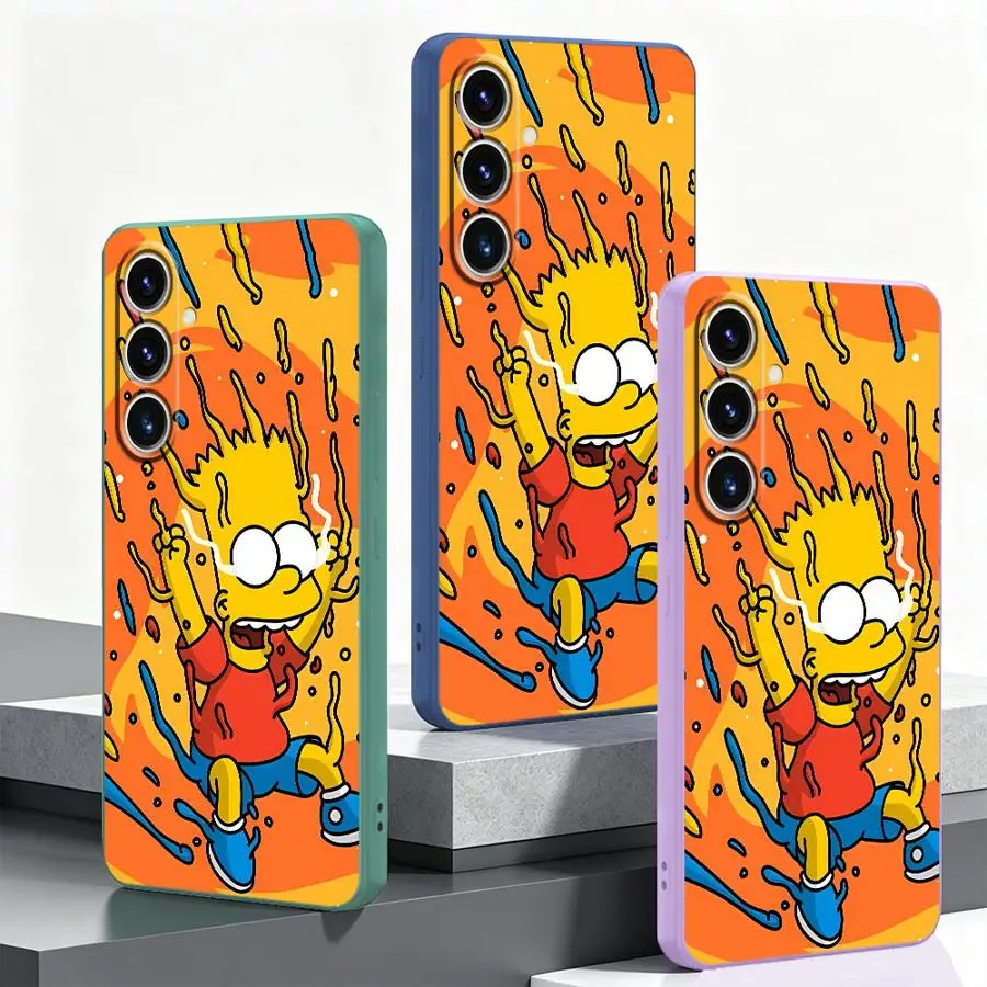 S-Simpsons Case for Samsung Galaxy A34 A73 A27 A52 A51 A71 A17 A12 A24 A20s A35 A04 A16 A05 A36 A26 A15 A13 A14 Phone CoverA53
