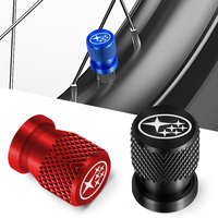 4pcs Metal Car Tire Valve Cap Car Tyre Air Stems Cover For SUBARU Forester Impreza Legacy Outback WRX STI BRZ XV Car Accessories