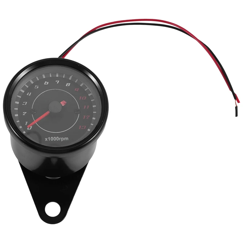 Digital Electronic Induction Ip65 Led Backlight Universal Motorcycle Speedometer Meter Counter 13K Rpm Shift Tachometer Gauge