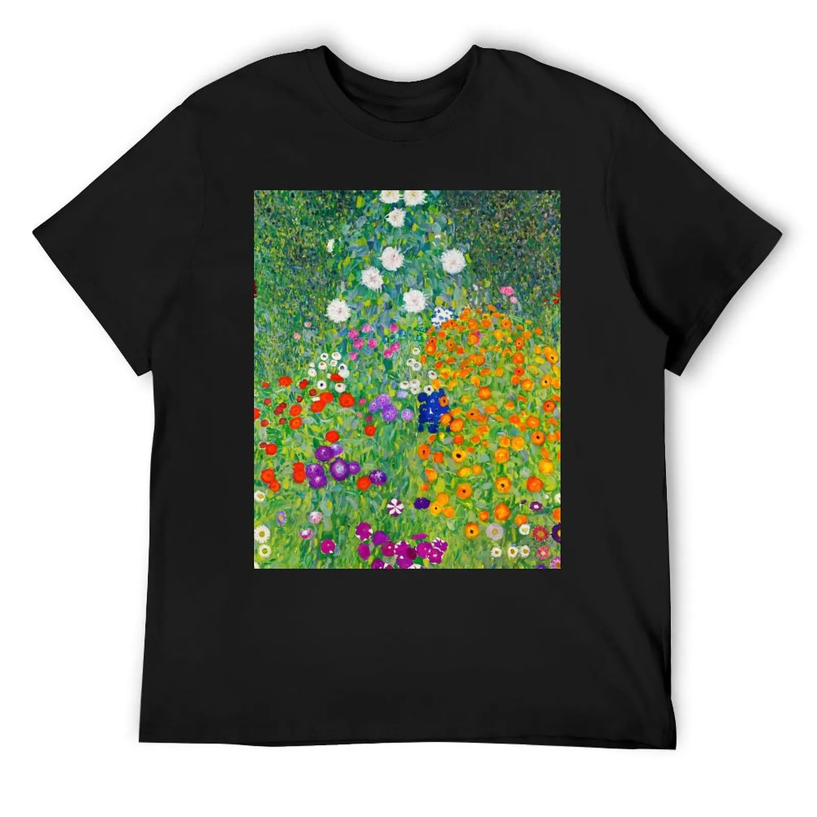 Flower garden - Gustav Klimt T-Shirt sublime tees quick drying sweat men t shirt