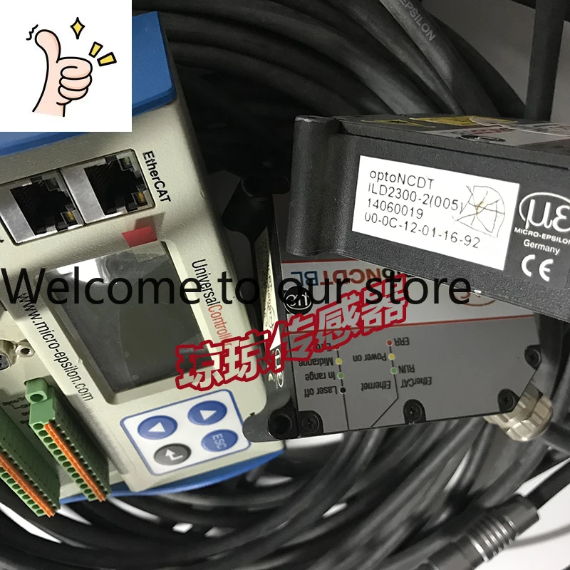 Micro-Epsilon Meter Iridium Laser Sensor ILD 2300-2 Controller CSP2008 Interface Wire
