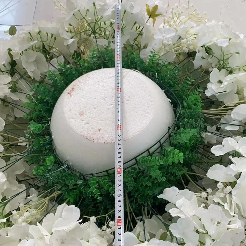 جديد 80 سنتيمتر الاصطناعي المطرزة الكرة روز الكرة الزفاف الجدول عرض قاعة المعرض الديكور الطريق دليل زهرة