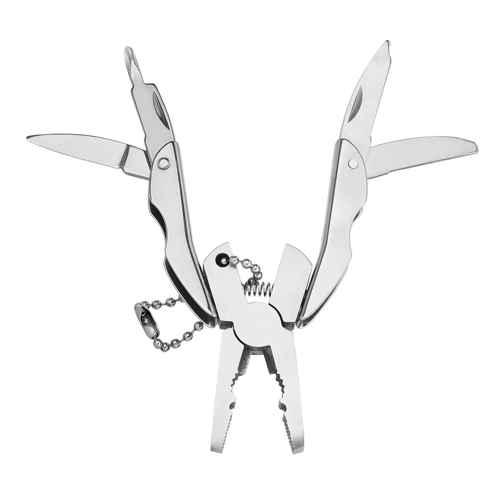 DIYWORK Mini Multi Tool Multitool Pliers Knife Screwdriver Keychain Outdoor Portable Hand Tool