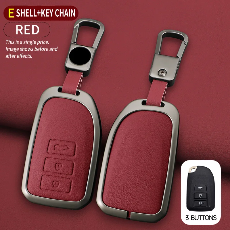 Zinc Alloy Car Key Case For Toyota Chr Rav4 Yaris Accessories Prius Corolla 2023 Accessories Cross Keychain