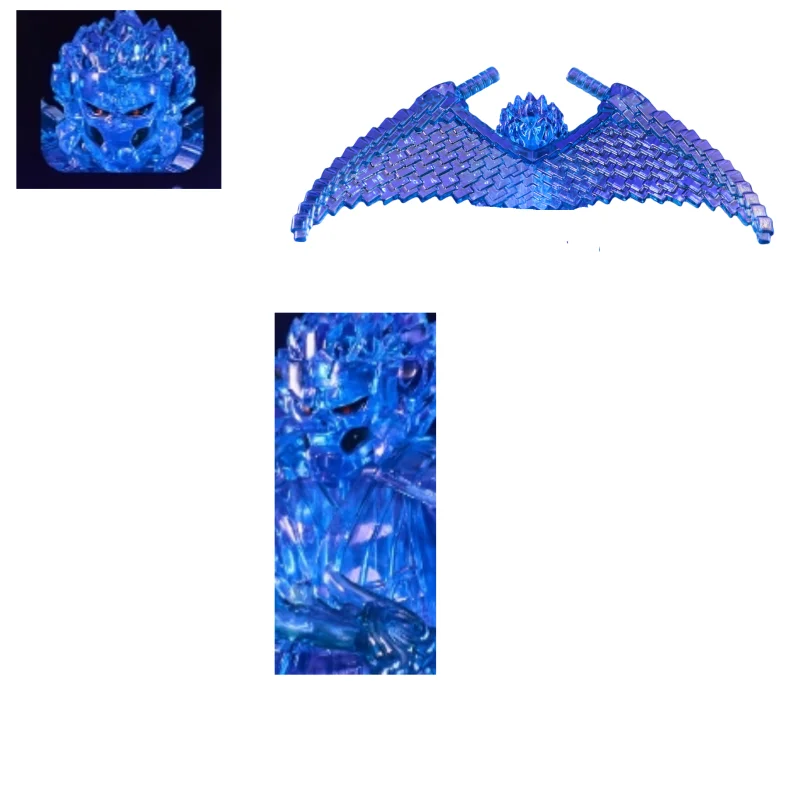 Moc transparente mecha blocos de construção acessórios modelo crianças diy montagem brinquedos meninos presente do feriado ornamentos coleção